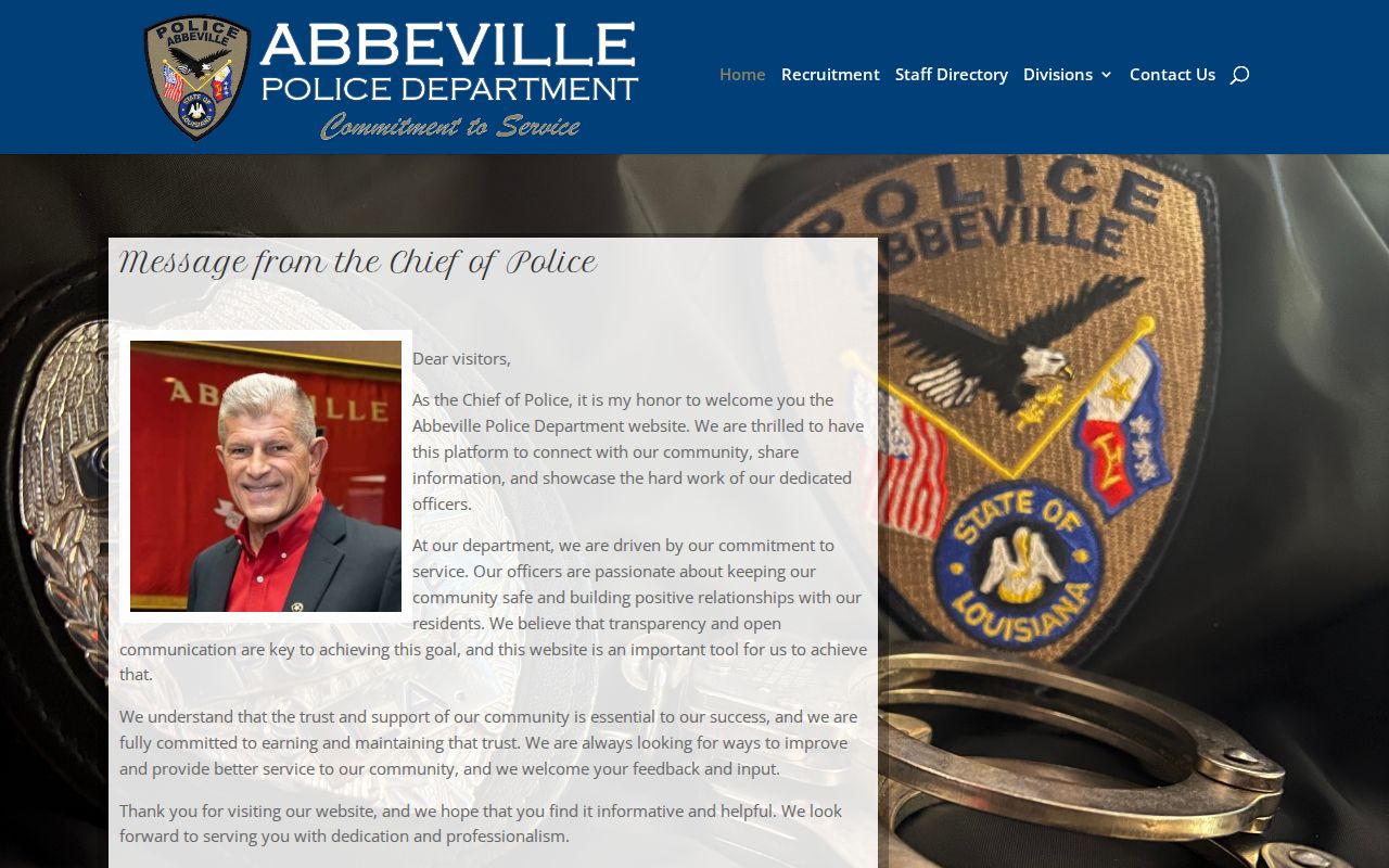 Abbeville Police arrest record contact source